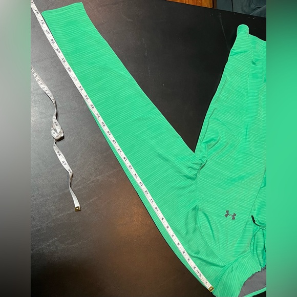 Under Armour Tech Zip Green Long Sleeve Performance Shirt - Picture 10 of 11